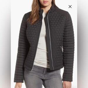 NWT!! Marc New York Quilted Black Honeycomb Puffer Jacket Size XL Retail $148